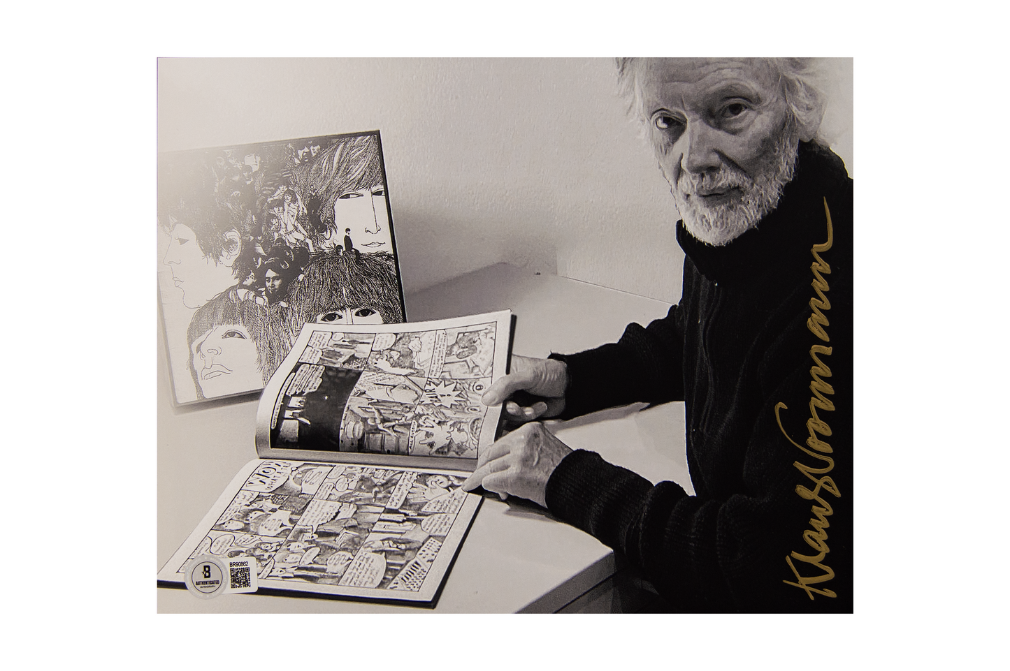 Klaus Voormann Autographed 8x10 Photo