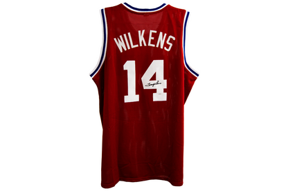 Lenny Wilkens Autographed Custom Red Atlanta Jersey