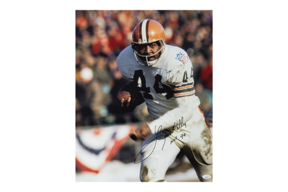 Leroy Kelly Autographed 16x20 Cleveland Browns Photo (HOF 94)