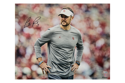 Lincoln Riley Autographed 16x20 Oklahoma Sooners Photo