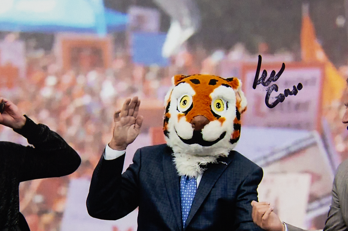 Lee Corso Autographed 8x10 Clemson Tigers Photo