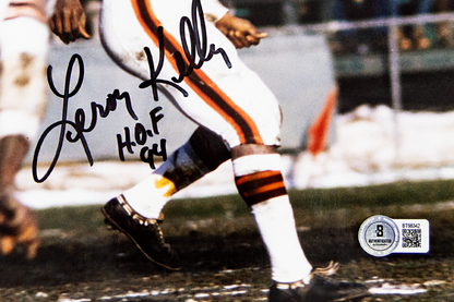 Leroy Kelly Autographed 8x10 Cleveland Browns Photo (HOF 94)
