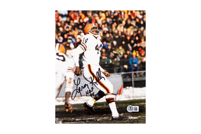 Leroy Kelly Autographed 8x10 Cleveland Browns Photo (HOF 94)