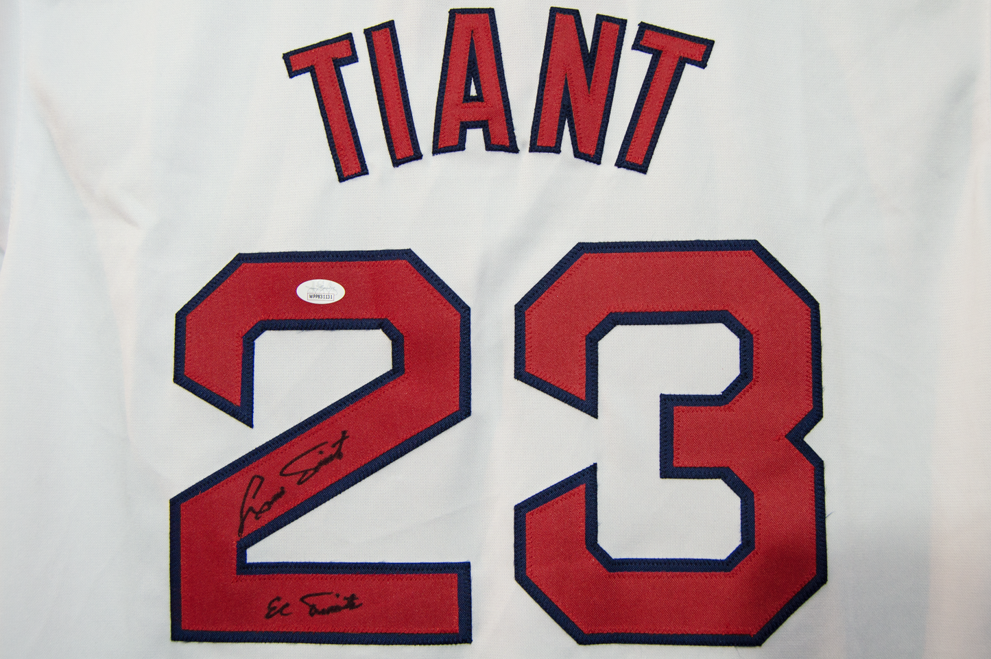 Luis Tiant Autographed White Boston Custom Jersey (El Tiante)