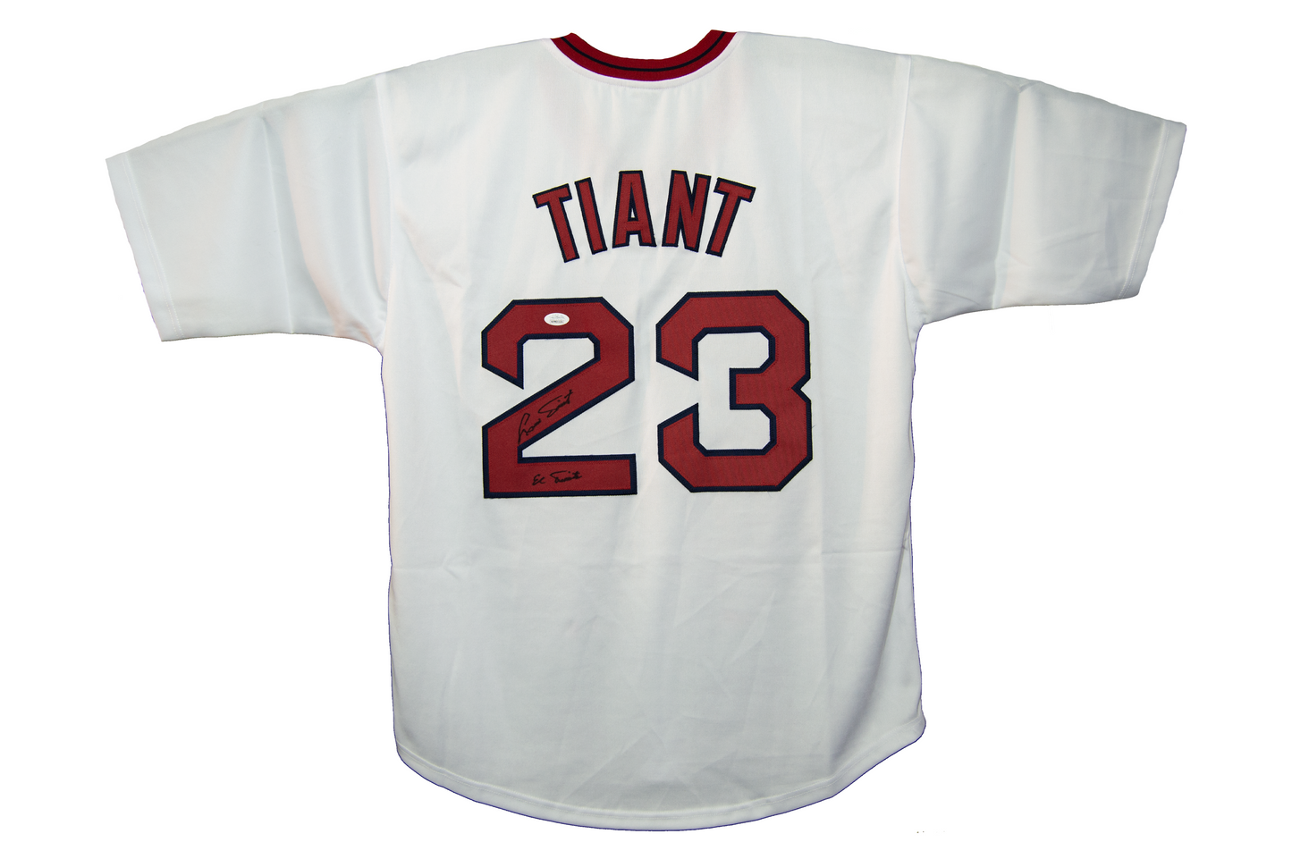 Luis Tiant Autographed White Boston Custom Jersey (El Tiante)