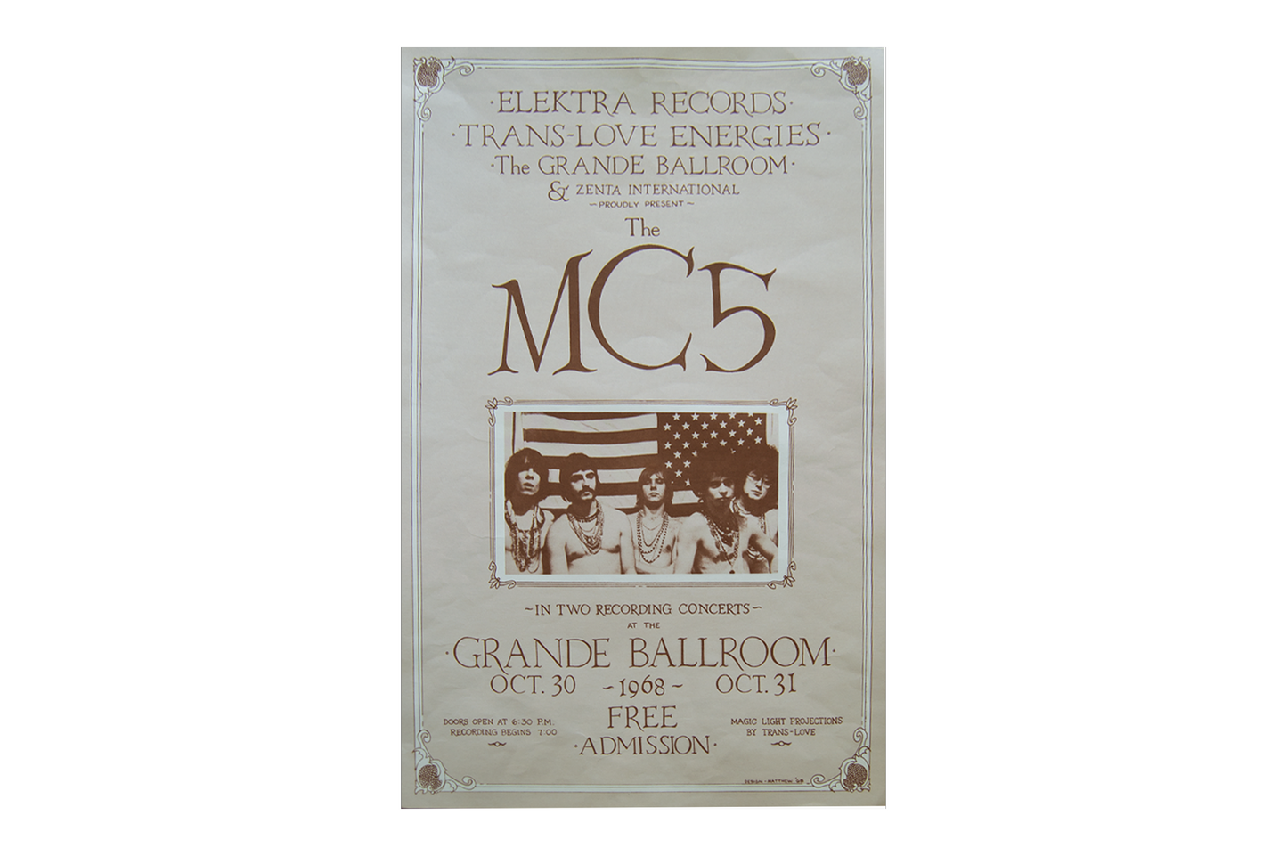MC5 - Live Recording - Grande Ballroom - 1968 (2nd Print)