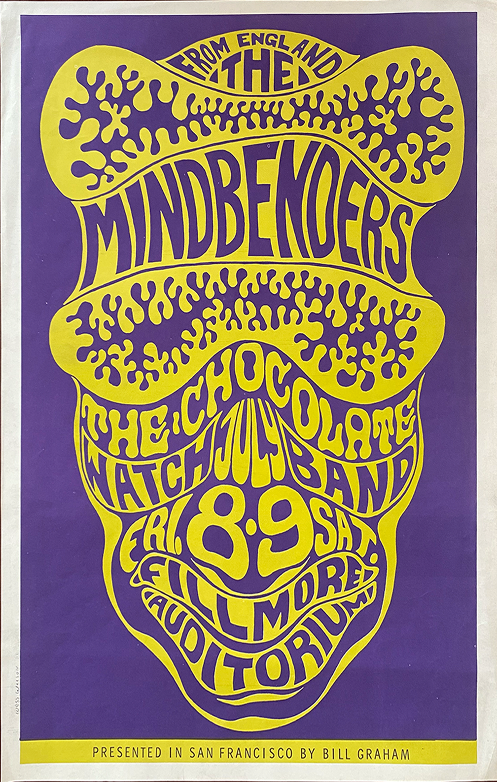 Mindbenders w/ Chocolate Watch Band - Fillmore West - 1966 (2nd Print)