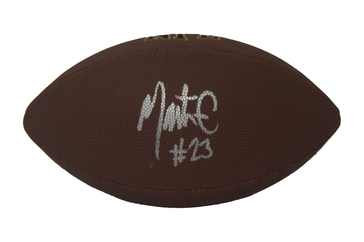 Martin Emerson Jr Autographed football