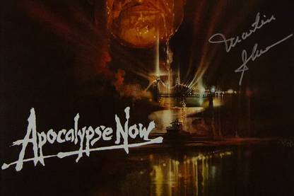 Martin Sheen Autographed 'Apocalypse Now' Poster