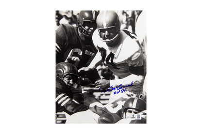 Mike McCormack Autographed 8x10 Cleveland Browns Photo (HOF 84)