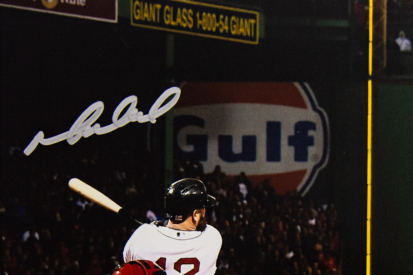 Mike Napoli Autographed 8x10 Boston Red Sox Photo