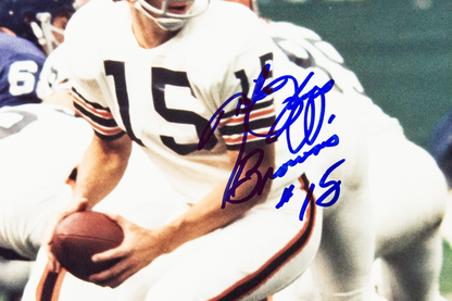 Mike Phipps Autographed 8x10 Cleveland Browns Photo