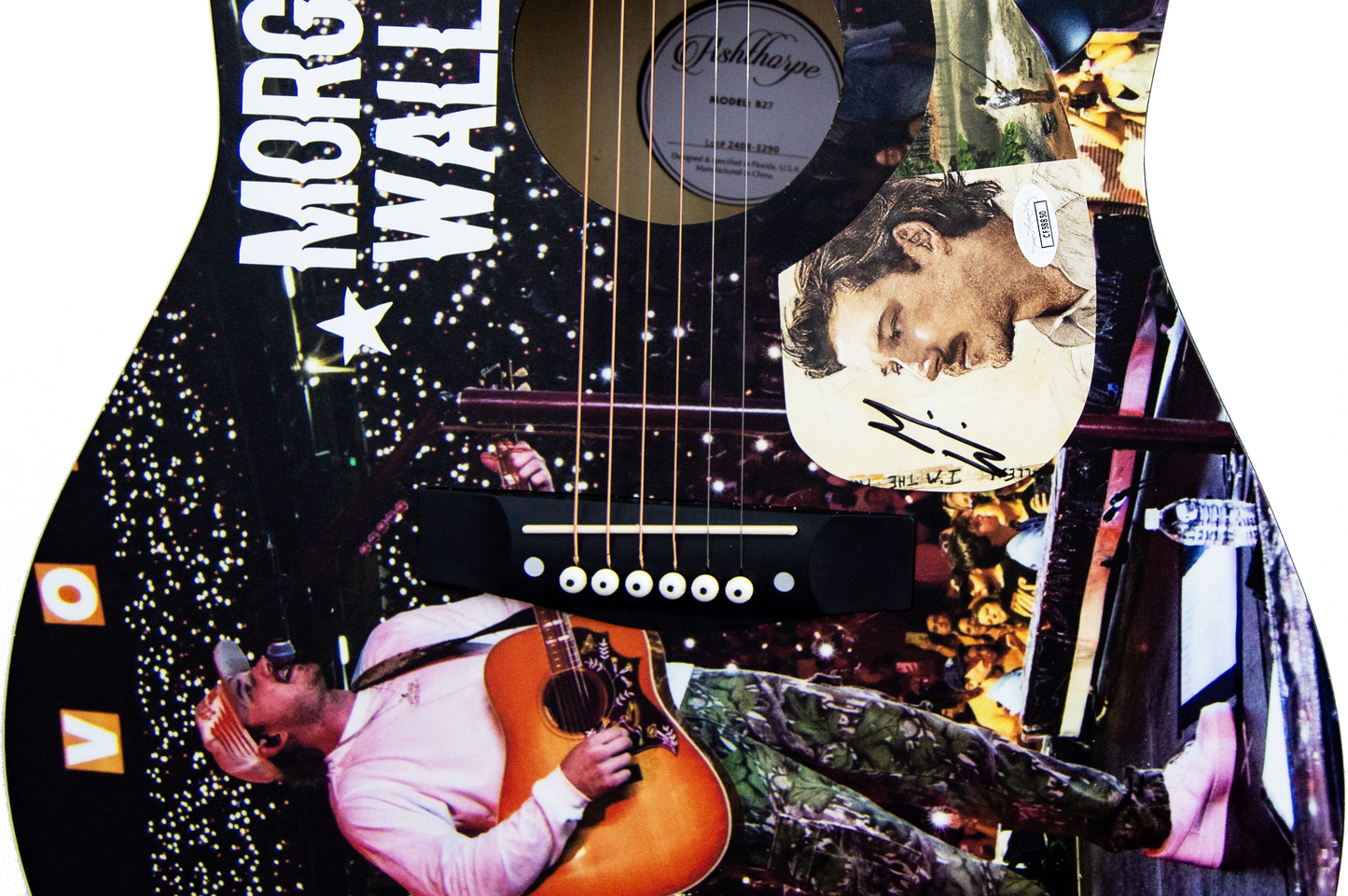 Morgan Wallen Autographed Guitar