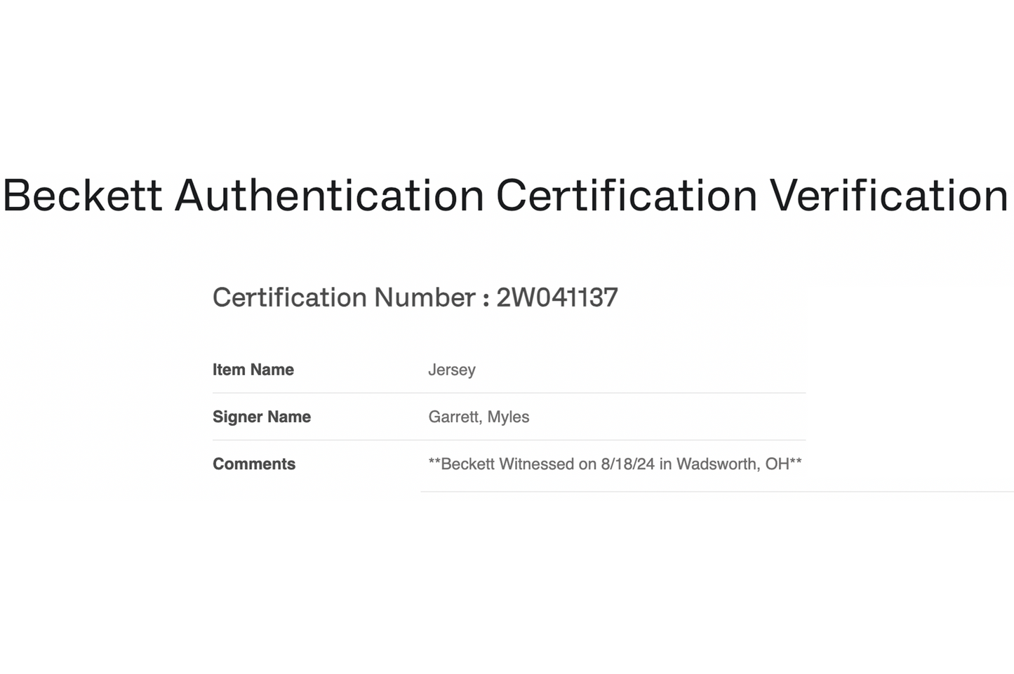 Myles Garrett Autographed Custom Brown Cleveland Jersey