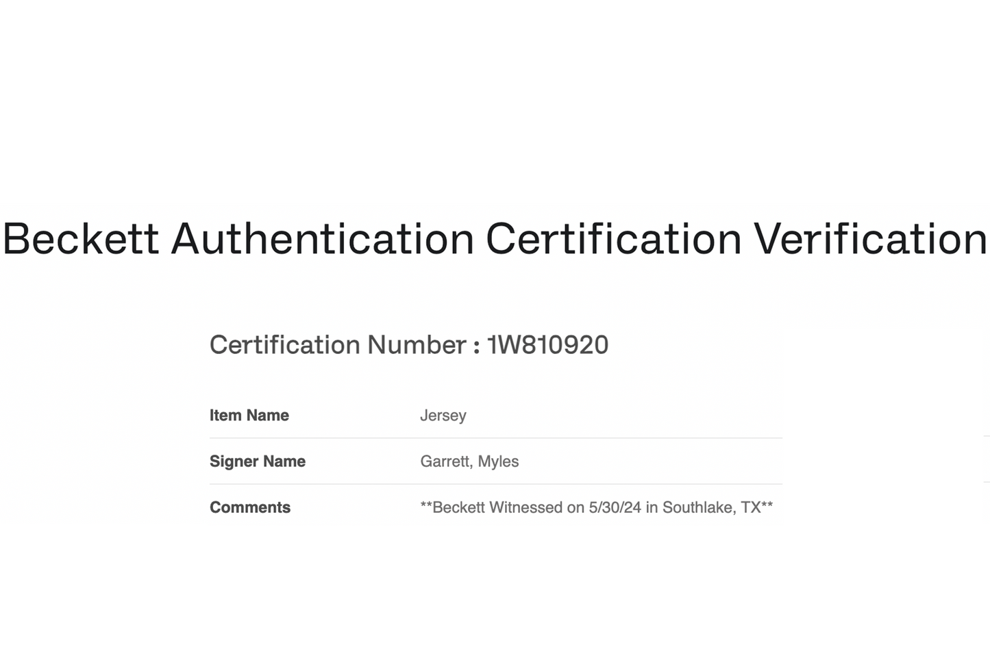 Myles Garrett Autographed Custom Brown Cleveland Jersey