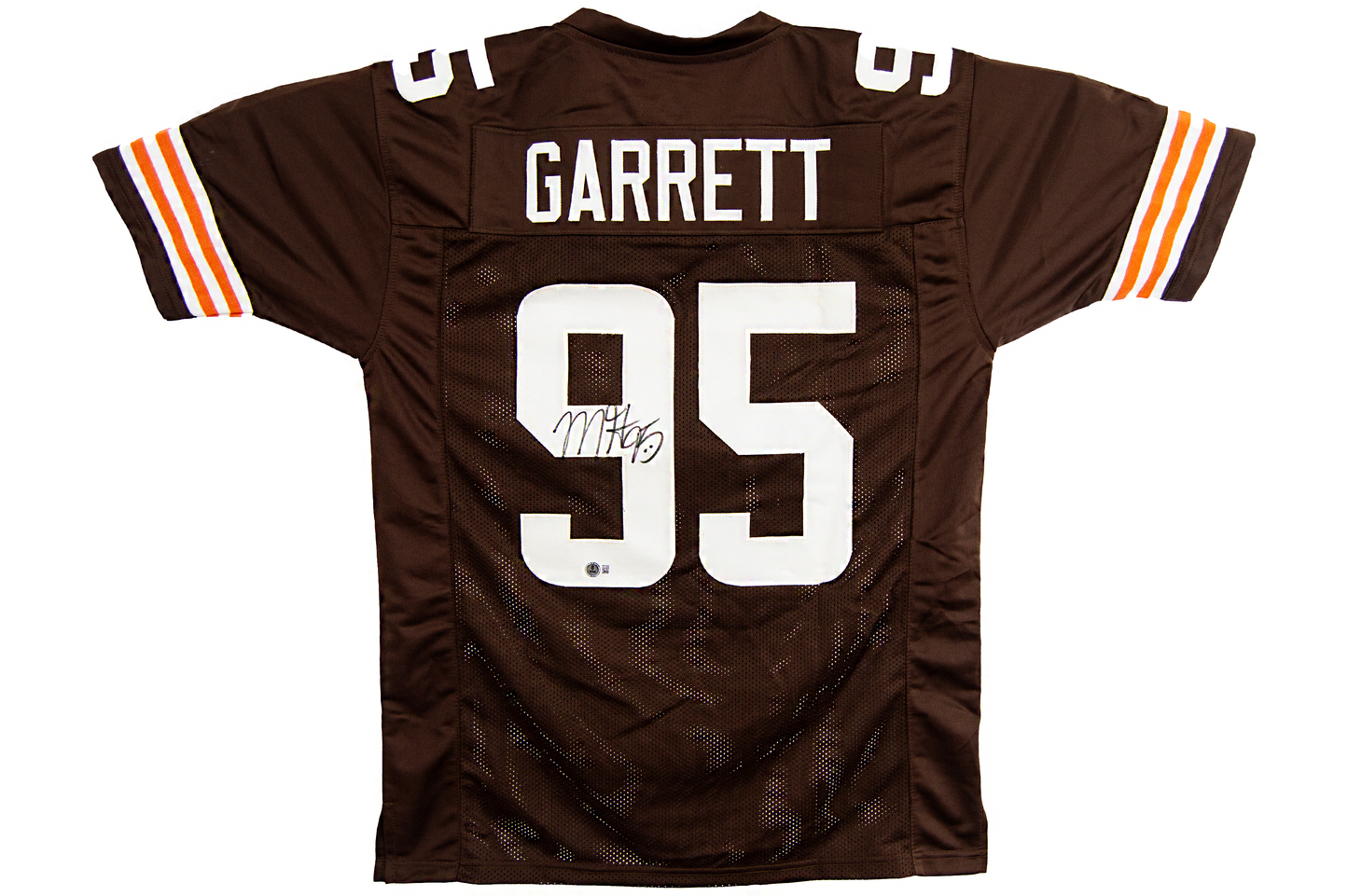 Myles Garrett Autographed Custom Brown Cleveland Jersey