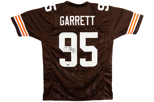 Myles Garrett Autographed Custom Brown Cleveland Jersey