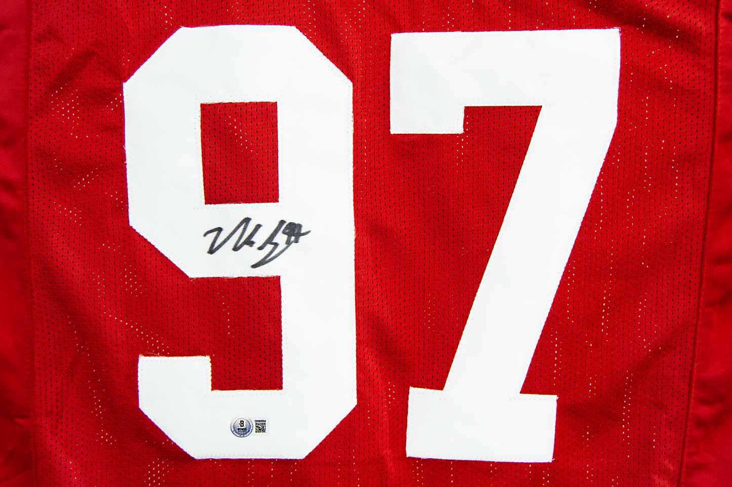 Nick Bosa Autographed Custom Scarlet Ohio State Jersey