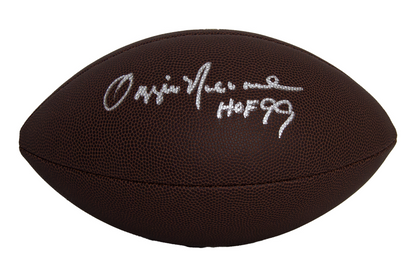 Ozzie Newsome Autographed Football ( HOF 99)