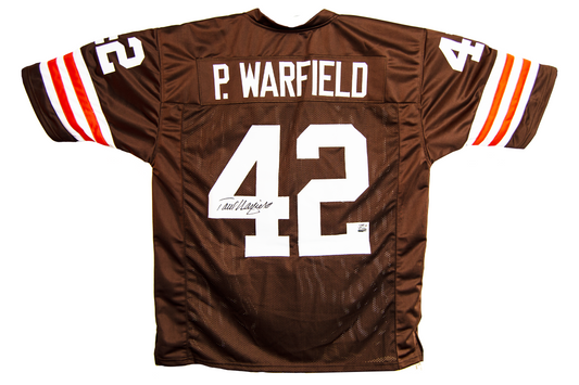Paul Warfield Autographed Custom Brown Cleveland Jersey