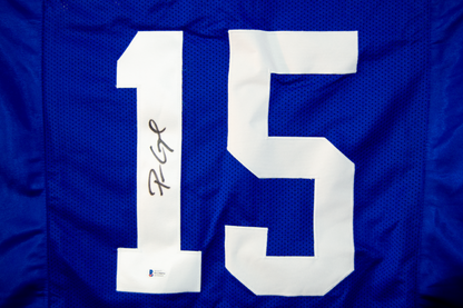 Parris Campbell Autographed Custom Blue Indianapolis Jersey
