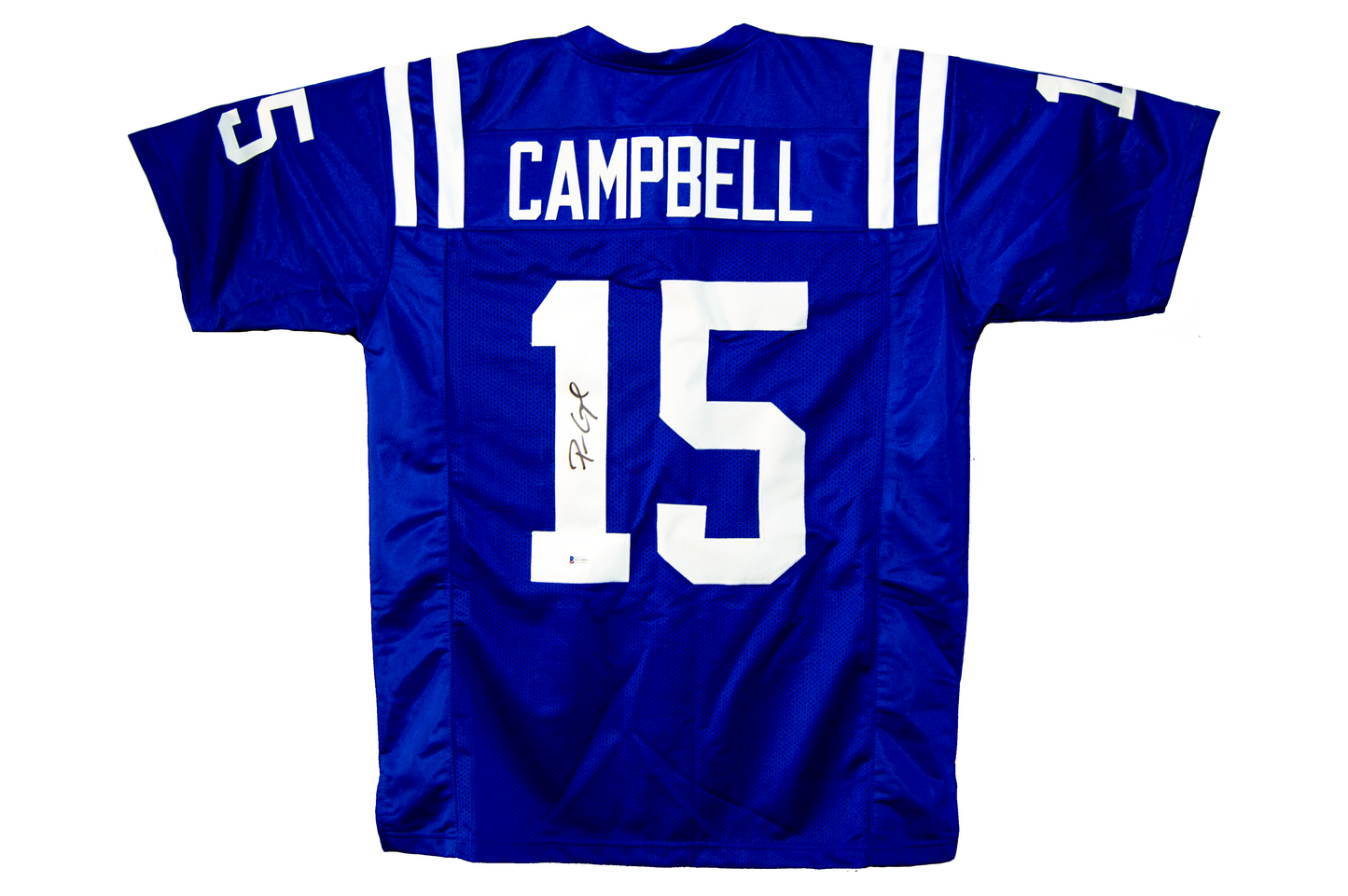 Parris Campbell Autographed Custom Blue Indianapolis Jersey