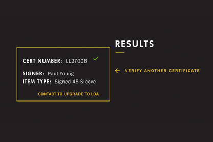 Paul Young Autographed 'Love Of The Common People' 45 Framed