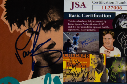 Paul Young Autographed 'Love Of The Common People' 45 Framed