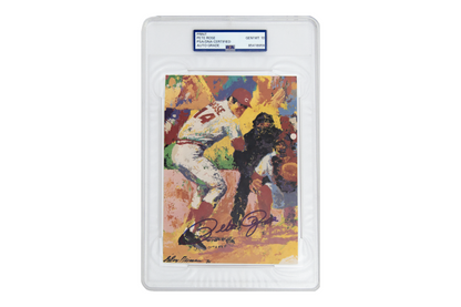 Pete Rose Autographed Leroy Neiman Encapsulated Mint 10 Slab