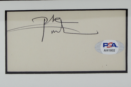 Pete Townshend Autographed Framed Cut Display