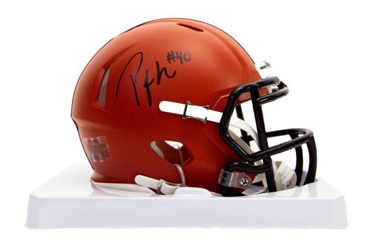 Peyton Hillis Signed Cleveland Browns Mini Helmet