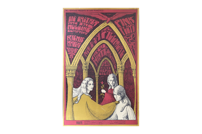 Pink Floyd w/ Big Brother & The Holding Company - Fillmore West - 1967 (1st Print)