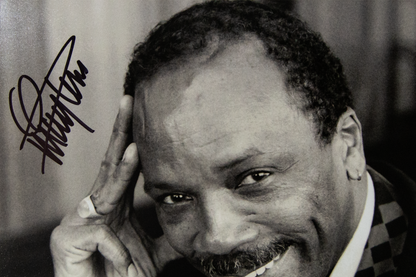 Quincy Jones Autographed 8x10 Photo