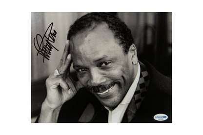 Quincy Jones Autographed 8x10 Photo