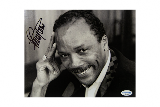 Quincy Jones Autographed 8x10 Photo