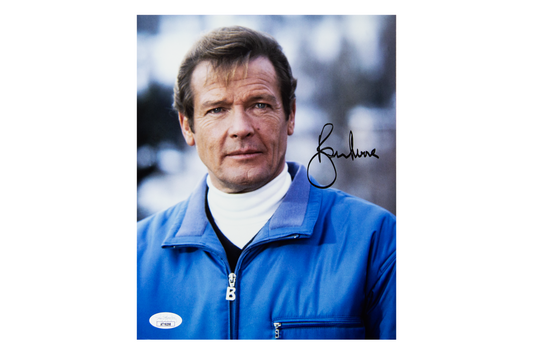 Roger Moore Autographed 'James Bond' Photo