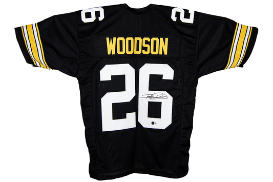 Rod Woodson Autographed Custom Black Pittsburgh Jersey