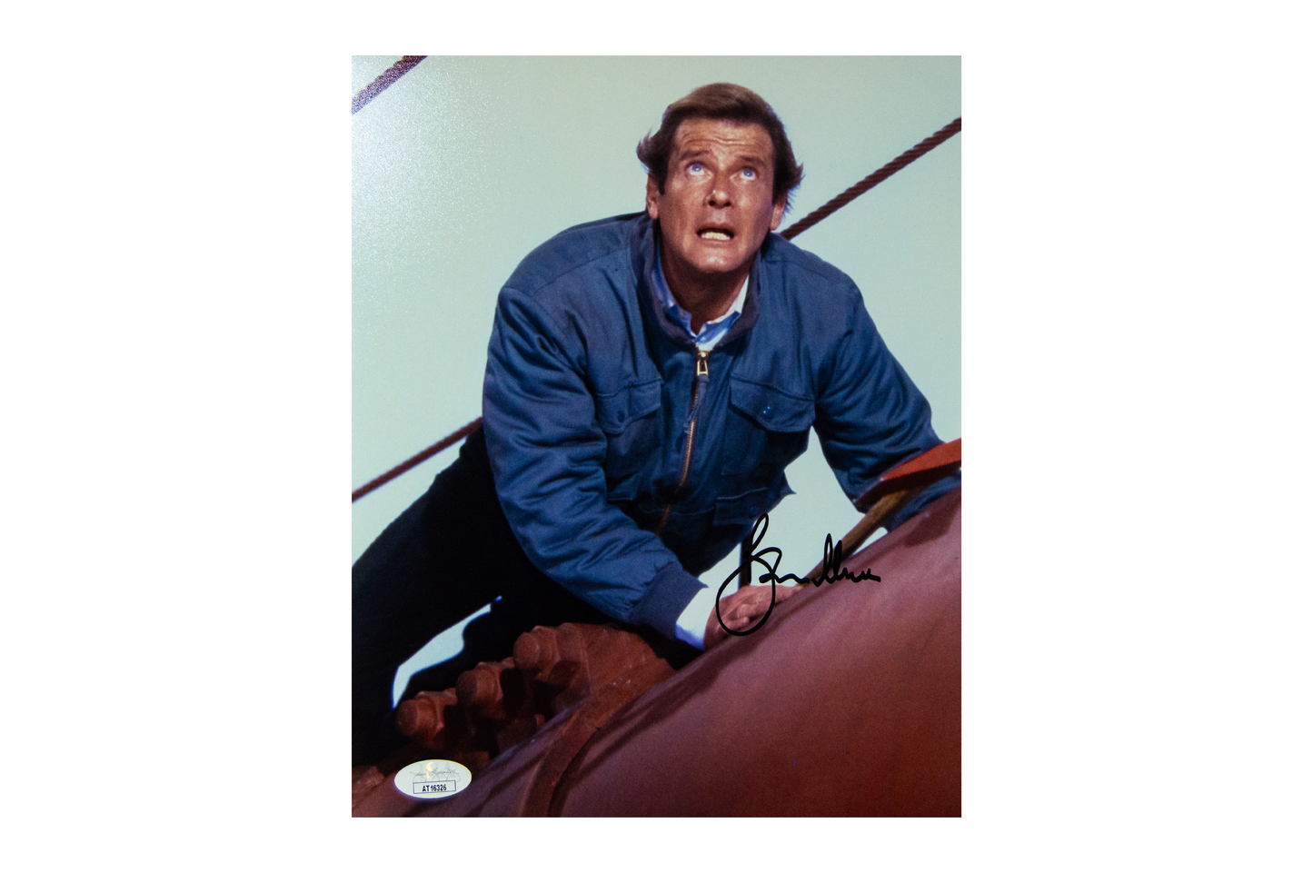 Roger Moore Autographed 'James Bond' Photo