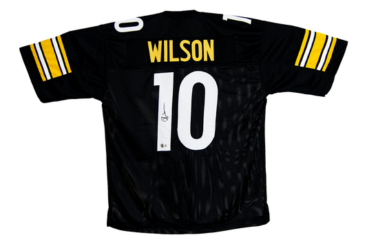 Roman Wilson Autographed Black Pittsburgh Custom Jersey