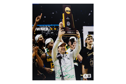Scott Drew Autographed Baylor Bears Photo