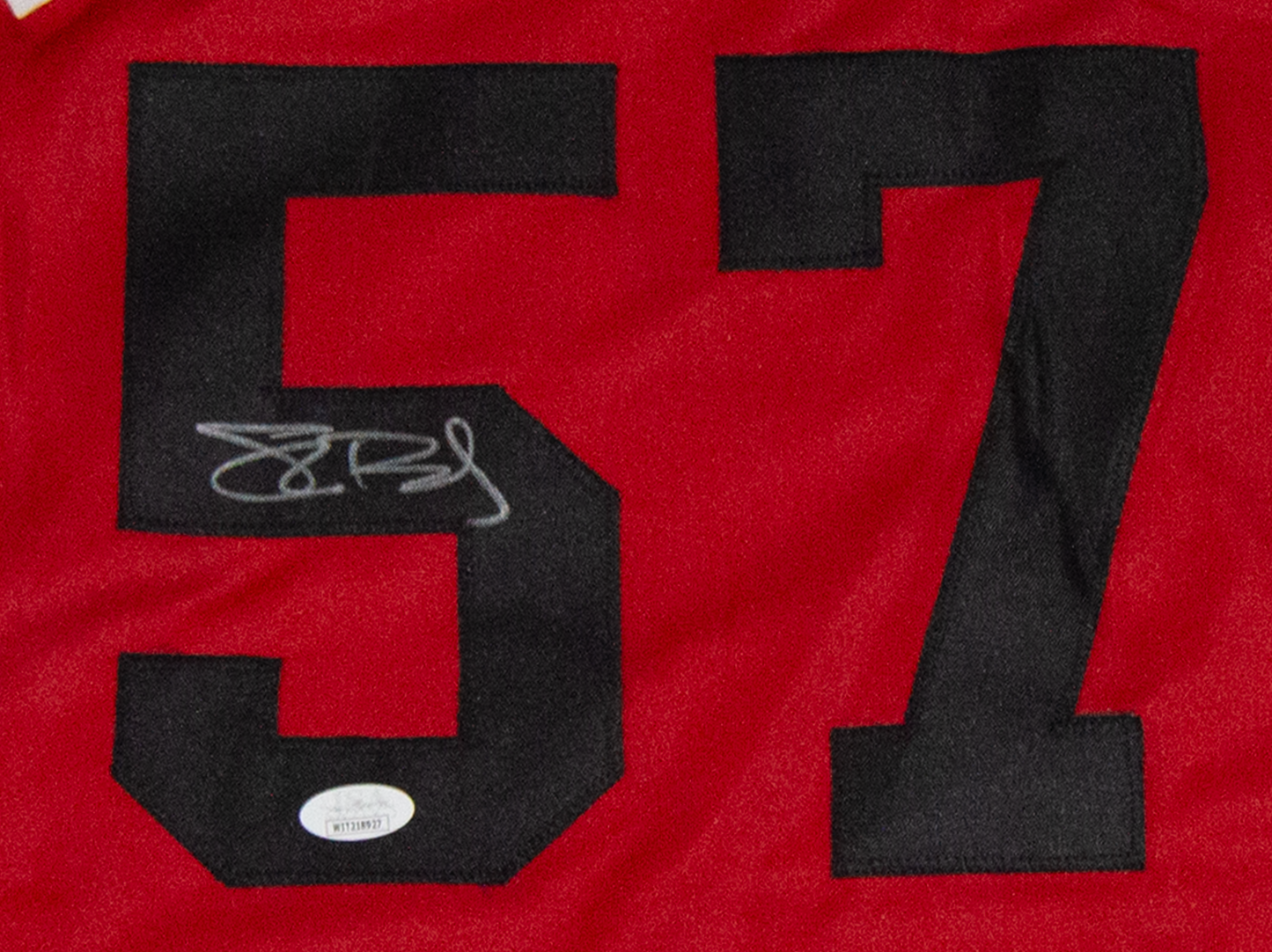 Shane Bieber Autographed Red Cleveland 'Not Justin' Custom Jersey