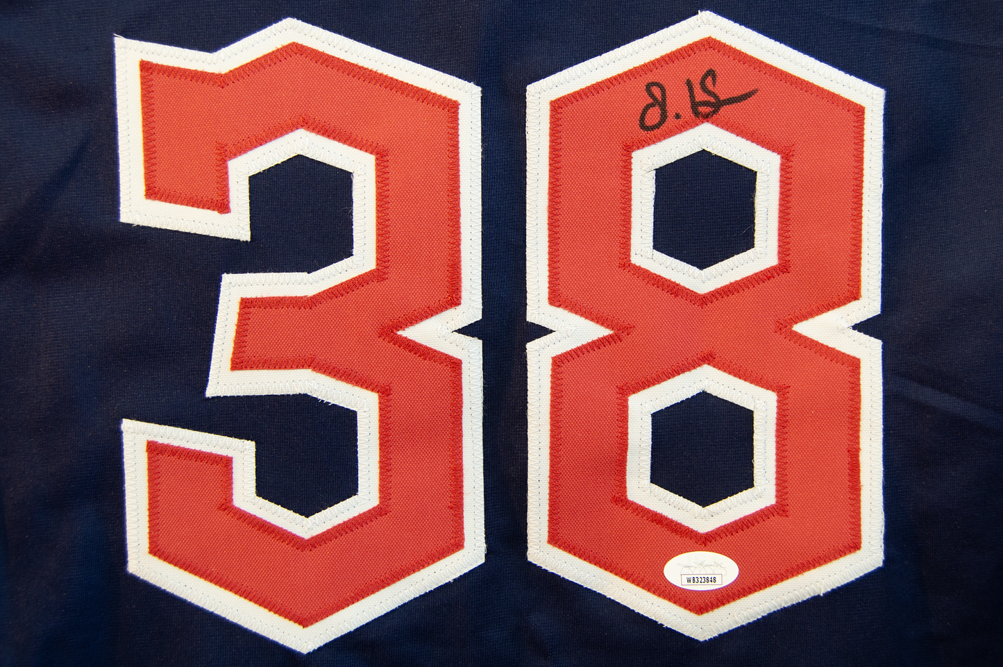 Steven Kwan Autographed Blue Cleveland Guardians Jersey