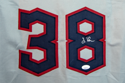 Steven Kwan Autographed Gray Cleveland Guardians Jersey
