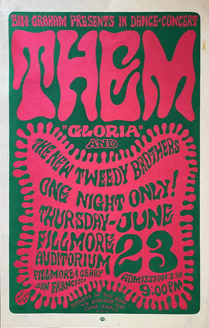 Them - Fillmore West - 1966 (2nd Print)