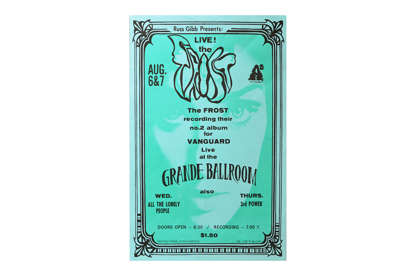 The Frost - Grande Ballroom - 1969 (1st Print)