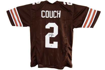 Tim Couch Autographed Custom Brown Cleveland Jersey