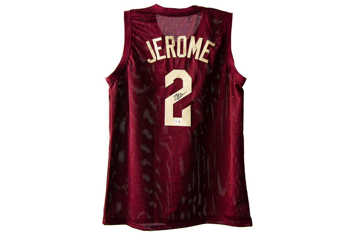 Ty Jerome Autographed Custom Black Cleveland Cavaliers Jersey