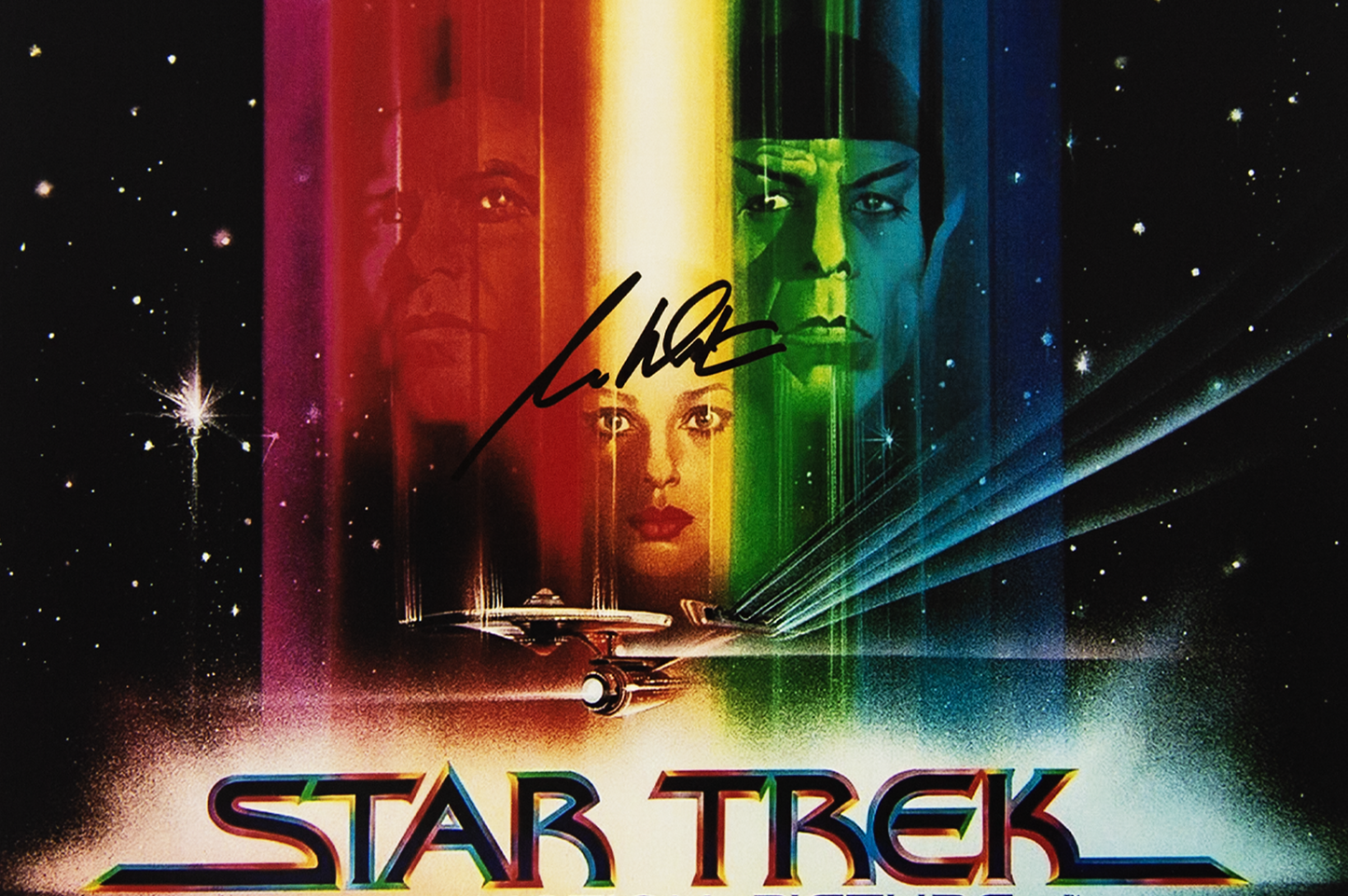 William Shatner Autographed 'Star Trek' Poster