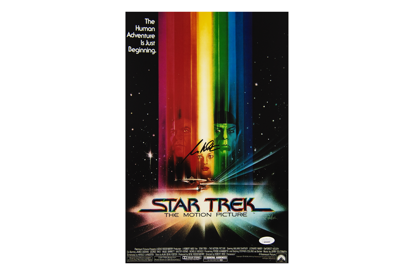William Shatner Autographed 'Star Trek' Poster