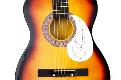 Barack Obama Autographed Guitar